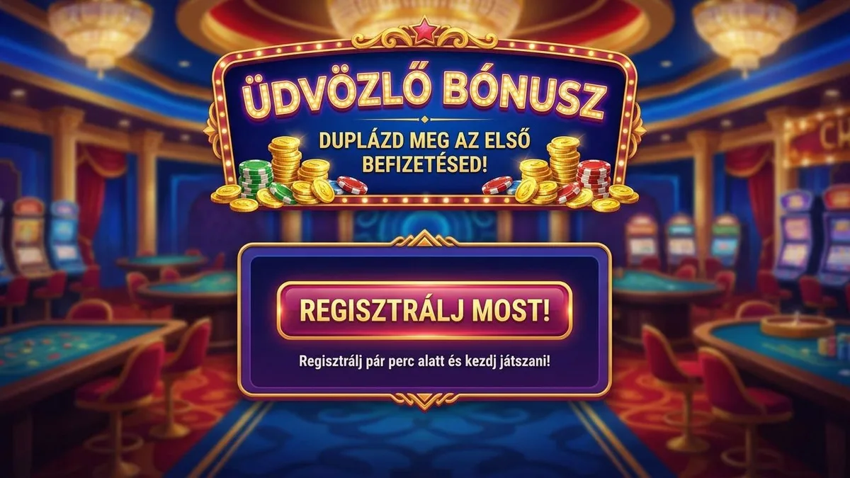Regisztráció bónusszal