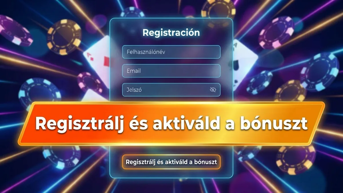 Regisztráció bónusszal